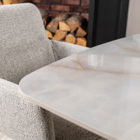 Керамічний стіл Лунаріо TML-1321 лафаєт + айворі
